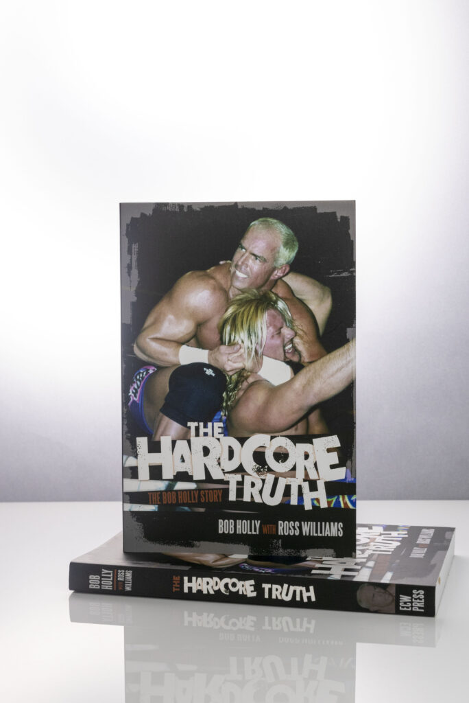 An image of the Bob Holly biography 'The Hardcore Truth' photographed by Victoria Welton Photography